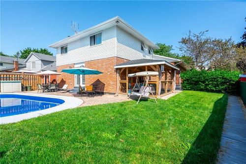 154 Hendrie Avenue, Burlington, ON - Outdoor With In Ground Pool With Backyard