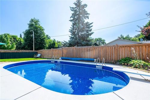 154 Hendrie Avenue, Burlington, ON - Outdoor With In Ground Pool With Backyard