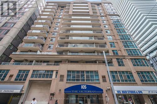 908 - 105 Victoria Street, Toronto (Church-Yonge Corridor), ON - Outdoor With Balcony With Facade