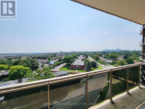 904 - 3145 Queen Frederica Drive, Mississauga, ON - Outdoor With Balcony With View