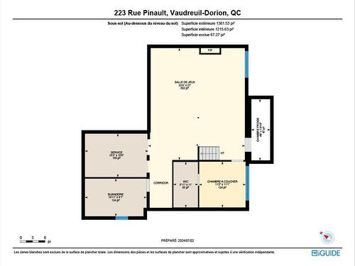 Plan (croquis) - 223 Rue Pinault, Vaudreuil-Dorion, QC - Other