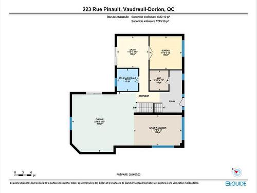 Plan (croquis) - 223 Rue Pinault, Vaudreuil-Dorion, QC - Other