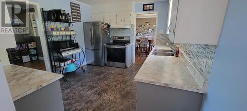 634-636 Ville Marie Drive, Marystown, NL - Indoor Photo Showing Kitchen With Double Sink