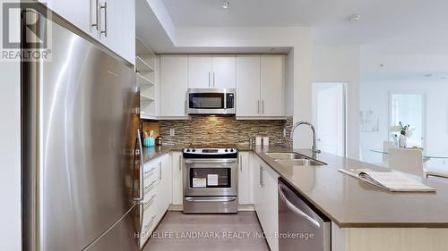 1902 - 55 Oneida Crescent, Richmond Hill (Langstaff), ON - Indoor Photo Showing Kitchen With Double Sink With Upgraded Kitchen