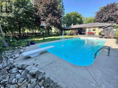 213 Pryde Boulevard, South Huron (Exeter), ON - Outdoor With In Ground Pool With Backyard