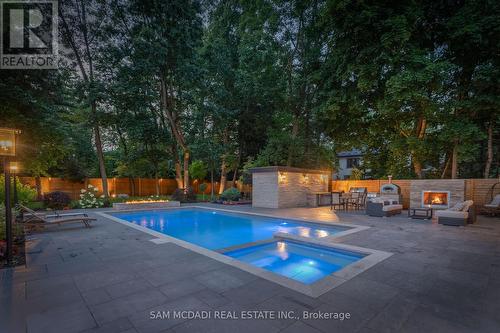 1649 Birchwood Drive, Mississauga, ON - Outdoor With In Ground Pool With Backyard