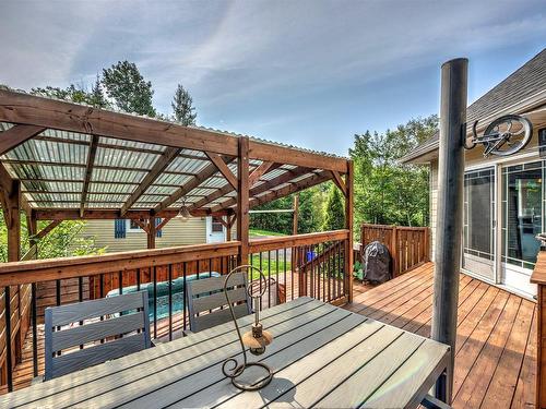 Terrasse - 50 Rue Du Plateau, Mont-Blanc, QC - Outdoor With Deck Patio Veranda With Exterior