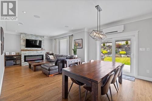 6 Pembury Close, Mount Pearl, NL - Indoor Photo Showing Dining Room With Fireplace