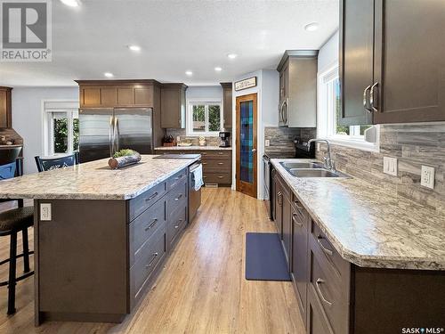 32 Ministikwan Road, Lot 11 And 1/2 Of Lot 10, Loon Lake Rm No. 561, SK - Indoor Photo Showing Kitchen With Double Sink With Upgraded Kitchen