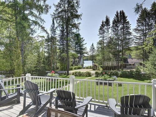 Vue sur l'eau - 286 Ch. Bréard, Mont-Tremblant, QC - Outdoor With Deck Patio Veranda