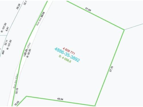 Plan (croquis) - Rue Des Elfes, Morin-Heights, QC 