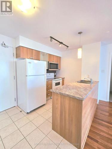 3001 - 38 Grenville Street, Toronto (University), ON - Indoor Photo Showing Kitchen With Double Sink