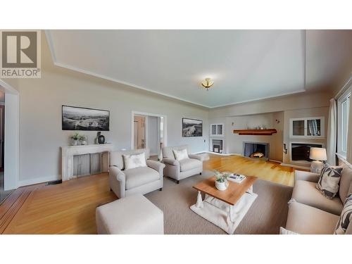 5517 Sumac Street, Oliver, BC - Indoor Photo Showing Living Room With Fireplace