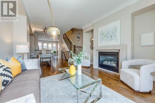 17 - 1812 Burnhamthorpe Road E, Mississauga (Applewood), ON - Indoor Photo Showing Living Room With Fireplace