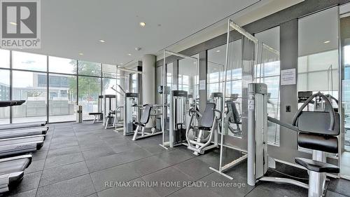 1402 - 16 Bonnycastle Street, Toronto (Waterfront Communities), ON - Indoor Photo Showing Gym Room