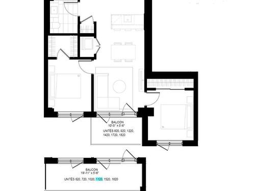 Drawing (sketch) - 1120-200 Rue Marie-Charles-Le Moyne, Longueuil (Le Vieux-Longueuil), QC - Other