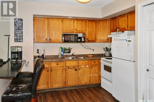 227-229 Wakabayashi Way, Saskatoon, SK - Indoor Photo Showing Kitchen With Double Sink