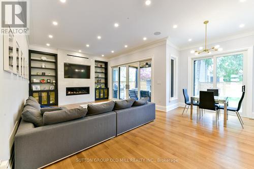 24 Colwood Road, Toronto (Edenbridge-Humber Valley), ON - Indoor Photo Showing Living Room With Fireplace