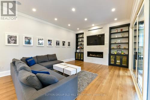 24 Colwood Road, Toronto (Edenbridge-Humber Valley), ON - Indoor Photo Showing Living Room With Fireplace