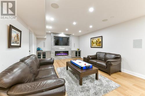 24 Colwood Road, Toronto (Edenbridge-Humber Valley), ON - Indoor Photo Showing Living Room With Fireplace