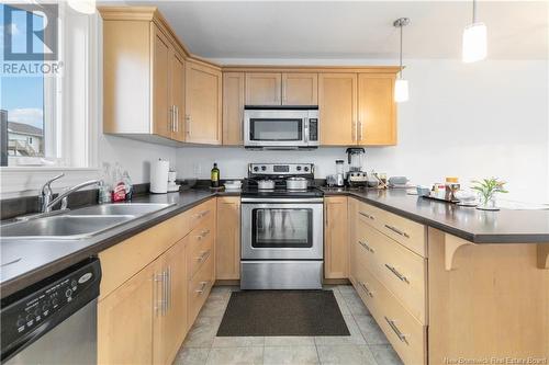 14 Lancefield, Moncton, NB - Indoor Photo Showing Kitchen With Double Sink