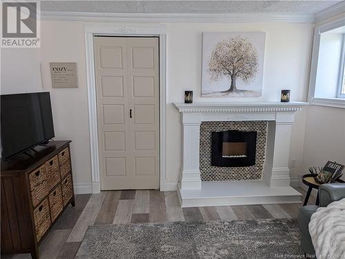 412 Saint-Raphael Nord, Saint-Marie-Saint-Raphaël, NB - Indoor Photo Showing Living Room With Fireplace