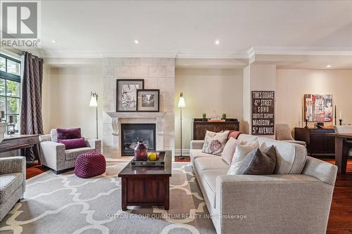 2378 - 2378 Marine Drive, Oakville (Bronte West), ON - Indoor Photo Showing Living Room With Fireplace