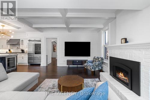 66 Victoria Street, Milton (Old Milton), ON - Indoor Photo Showing Living Room With Fireplace