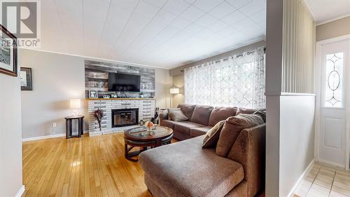 75 Holbrook Avenue, St. John'S, NL - Indoor Photo Showing Living Room With Fireplace