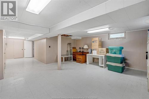 2430 Curry Avenue, Windsor, ON - Indoor Photo Showing Basement