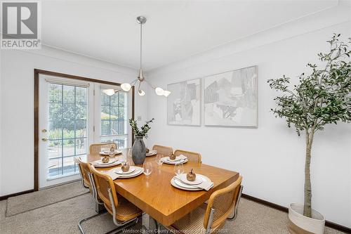 2430 Curry Avenue, Windsor, ON - Indoor Photo Showing Dining Room