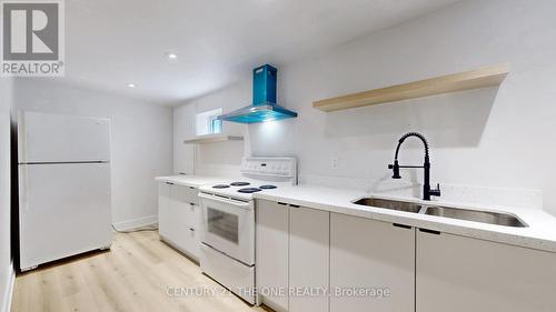 100 Martindale Street, Oshawa (Donevan), ON - Indoor Photo Showing Kitchen With Double Sink