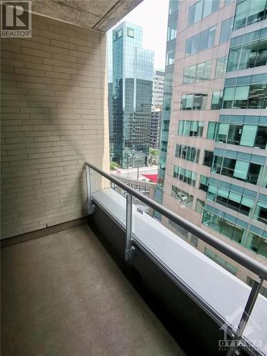 Large Balcony with city view! - 101 Queen Street Unit#803, Ottawa, ON - Outdoor With Balcony