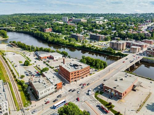 Aerial photo - 203-31 Rue King O., Sherbrooke (Les Nations), QC - Outdoor With Body Of Water With View