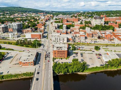 Aerial photo - 203-31 Rue King O., Sherbrooke (Les Nations), QC - Outdoor With Body Of Water With View