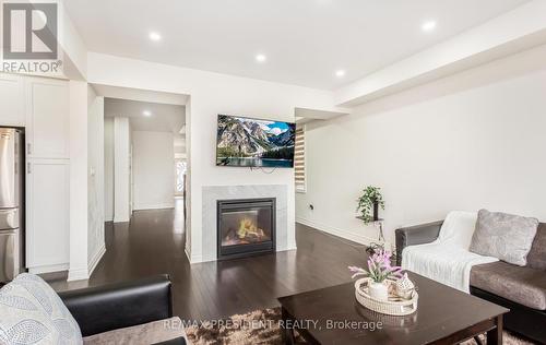 51 Lionhead Golf Club Road, Brampton, ON - Indoor Photo Showing Living Room With Fireplace