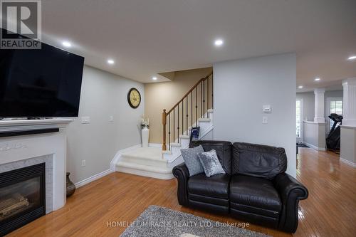 574 Clearsky Avenue, Oshawa (Taunton), ON - Indoor Photo Showing Living Room With Fireplace