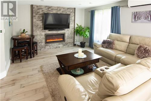 72 Timandra Crescent, Moncton, NB - Indoor Photo Showing Living Room With Fireplace