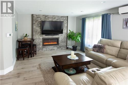 72 Timandra Crescent, Moncton, NB - Indoor Photo Showing Living Room With Fireplace