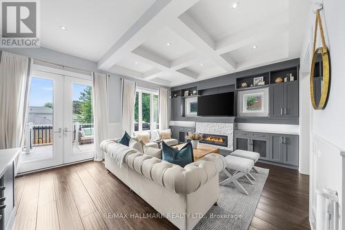 54 Cobden Street, Toronto (Willowdale West), ON - Indoor Photo Showing Living Room With Fireplace