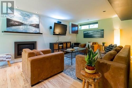 1245 Baldwin Drive, Oakville (Eastlake), ON - Indoor Photo Showing Living Room With Fireplace