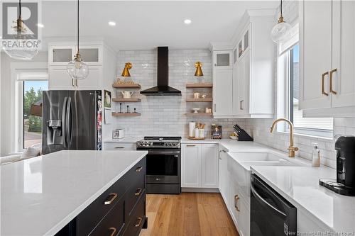 30 Jocelyne, Shediac, NB - Indoor Photo Showing Kitchen With Double Sink With Upgraded Kitchen