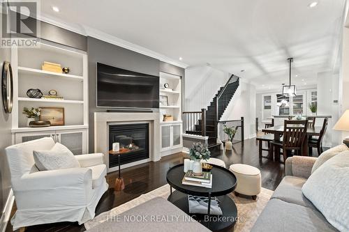 75 - 1812 Burnhamthorpe Road E, Mississauga (Applewood), ON - Indoor Photo Showing Living Room With Fireplace