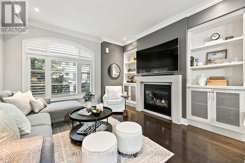 75 - 1812 Burnhamthorpe Road E, Mississauga (Applewood), ON - Indoor Photo Showing Living Room With Fireplace