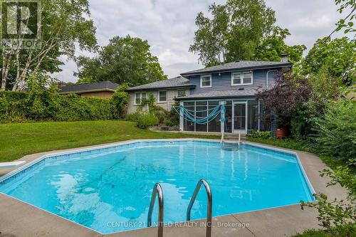 813 Norwood Terrace, Peterborough (Monaghan), ON - Outdoor With In Ground Pool With Backyard