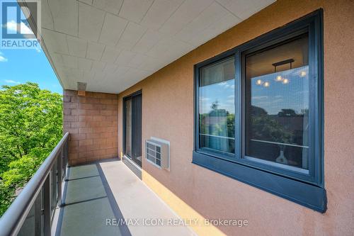 410 - 29 West Avenue, Kitchener, ON - Outdoor With Balcony With Exterior