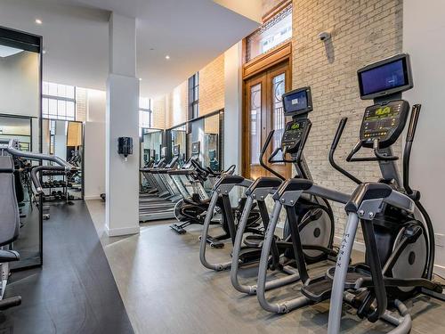 Exercise room - 4506-1188 Rue St-Antoine O., Montréal (Ville-Marie), QC - Indoor Photo Showing Gym Room