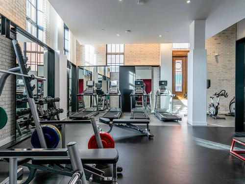 Exercise room - 4506-1188 Rue St-Antoine O., Montréal (Ville-Marie), QC - Indoor Photo Showing Gym Room