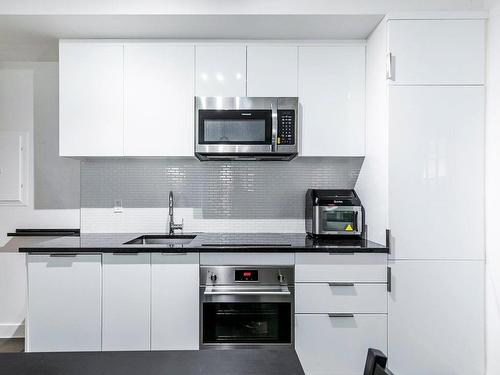 Kitchen - 303-1165 Rue Wellington, Montréal (Le Sud-Ouest), QC - Indoor Photo Showing Kitchen With Upgraded Kitchen