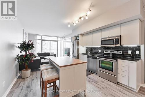 2113 - 103 The Queensway Avenue, Toronto (High Park-Swansea), ON - Indoor Photo Showing Kitchen With Stainless Steel Kitchen